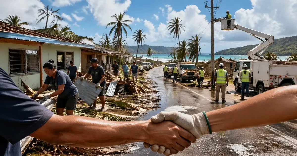 태풍 피해 복구